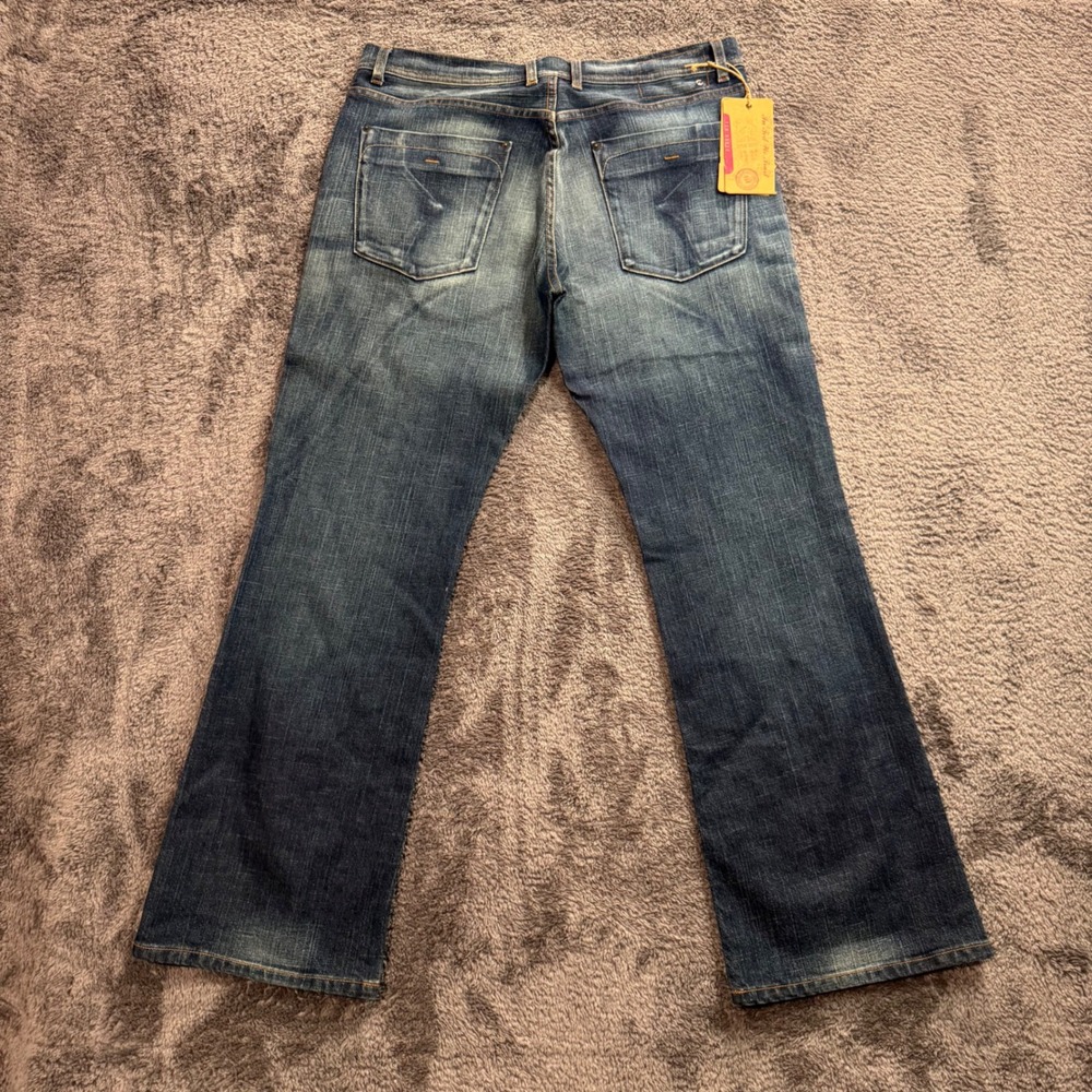 Ted Baker Strafor Mens Bootcut Jeans Blue Light Used Wash 36R J6SM/GP03 NEW